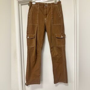 Dickies Women's Skinny Fit Cargo Pants, Brown Duck - size 11/30